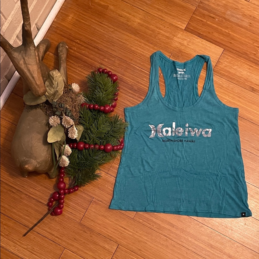 Hurley xs Teal Women's Tank Top